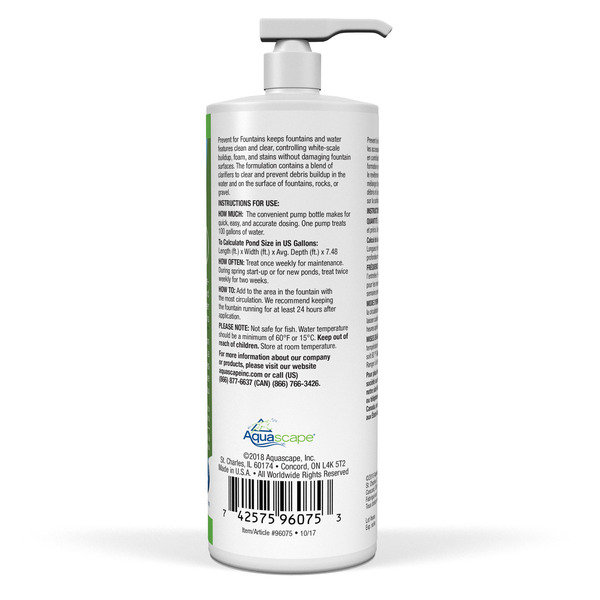 Aquascape Prevent for Fountains Algae Control & Reviews Wayfair